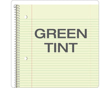 Load image into Gallery viewer, Tops Oxford 1-Subject Kraft Notebook 8-1/2" x 11" College Rule Kraft Cover Green Tint Paper 80 Sheets
